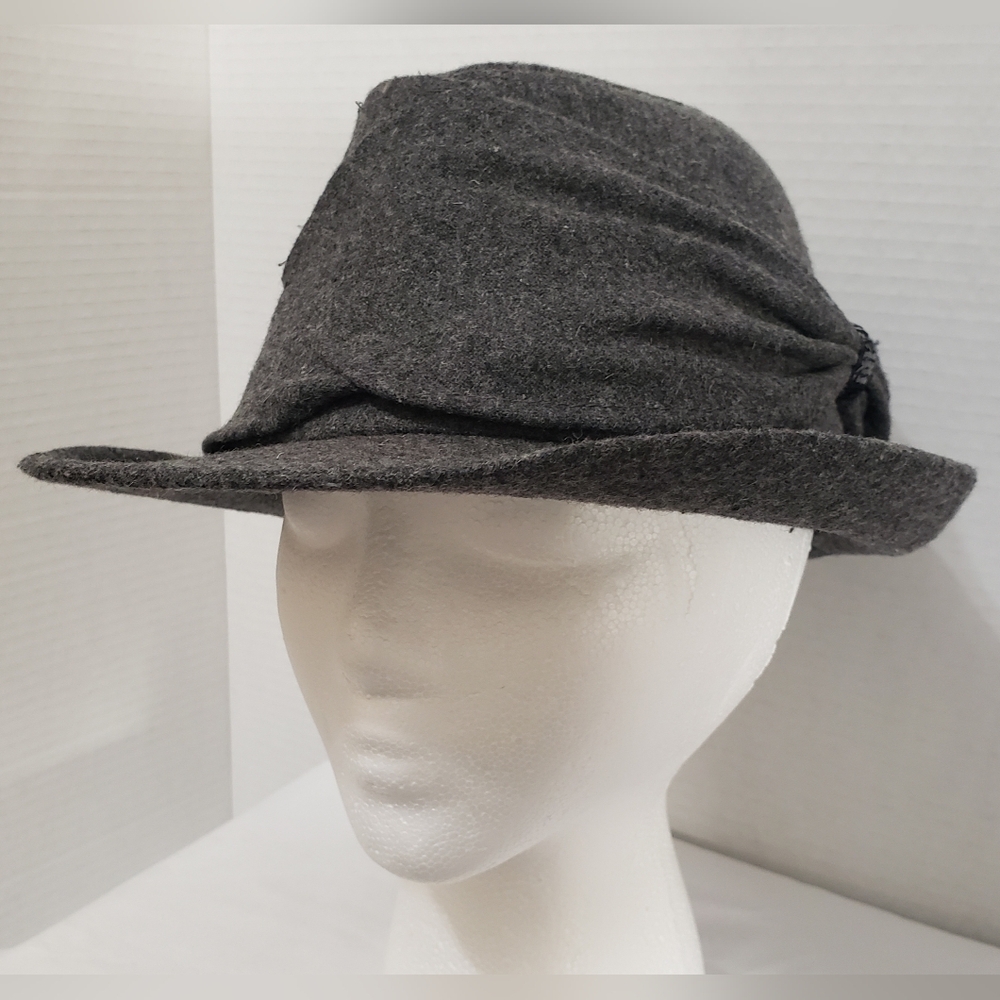 Collectioneighteen Charcoal Heathered Gray Wool Blend Hat